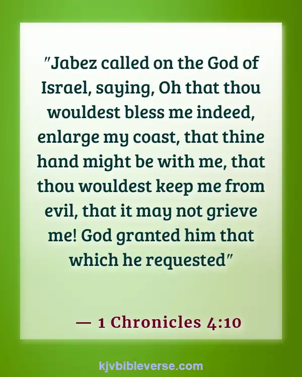 Bible Verses About Destiny Helpers (1 Chronicles 4:10)