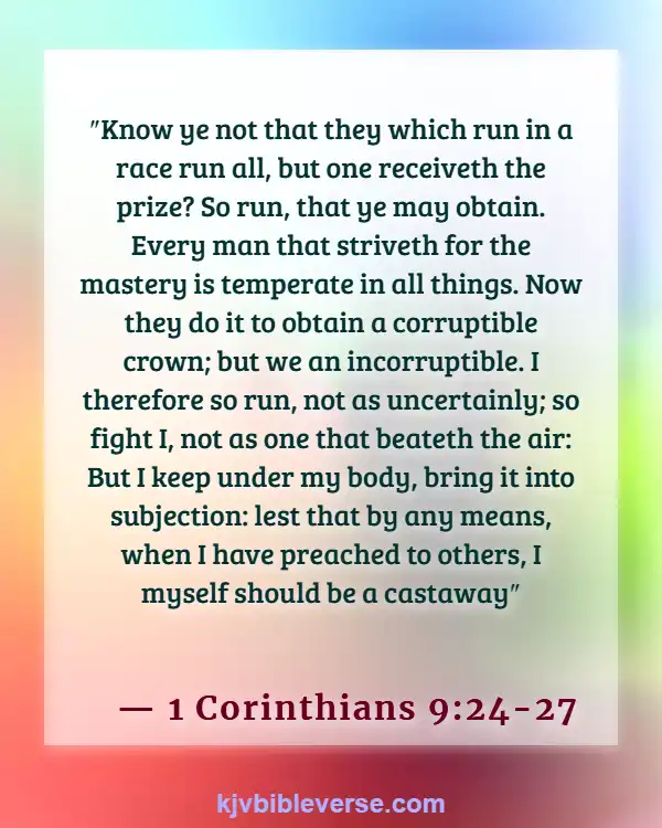 Bible Verse About Laziness Being A Sin (1 Corinthians 9:24-27)