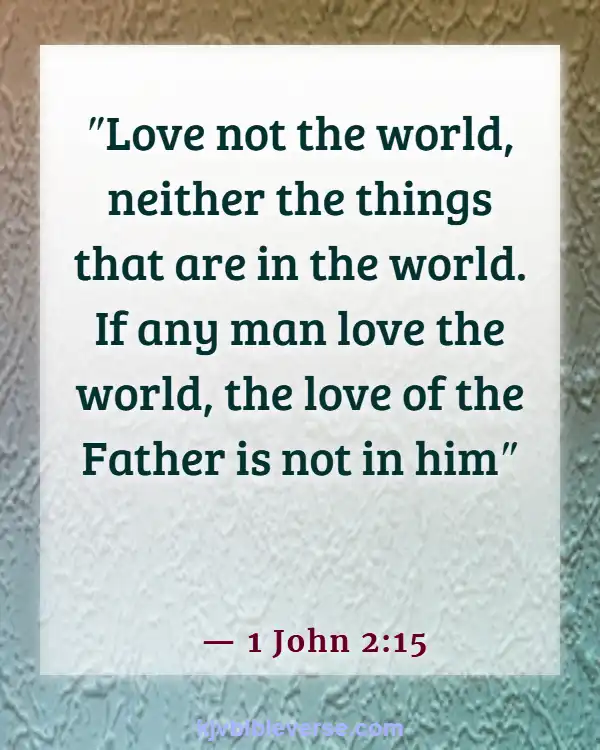 Bible Verse The World Is Not Our Home (1 John 2:15)