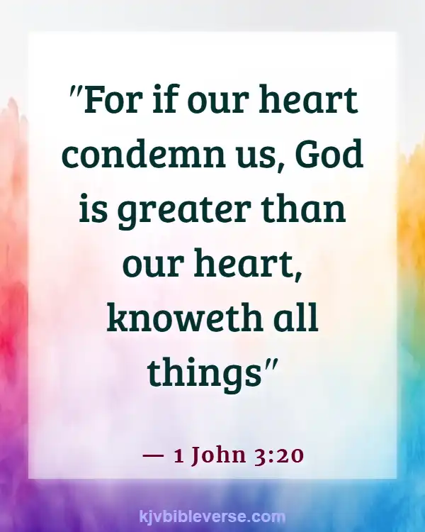 Bible Verses About The Heart Being Desperately Wicked (1 John 3:20)