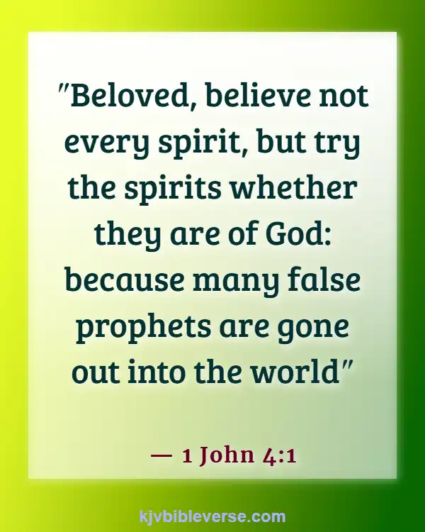 Be Careful What You Feed Your Mind Bible Verses (1 John 4:1)