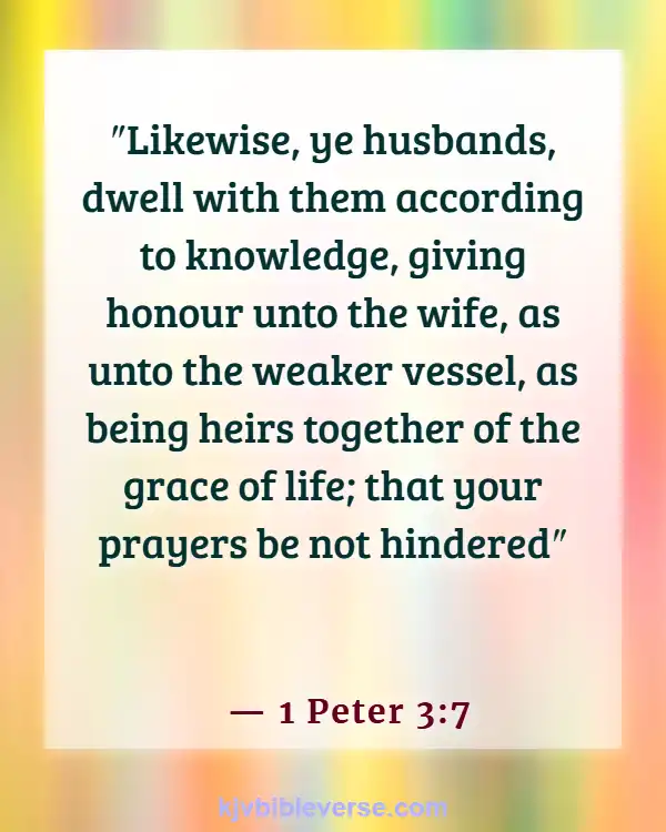 Bible Verses About Hurting A Woman (1 Peter 3:7)