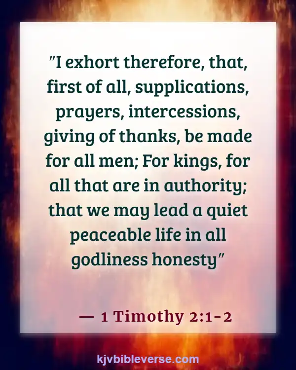 Bible Verses on Patriotism (1 Timothy 2:1-2)