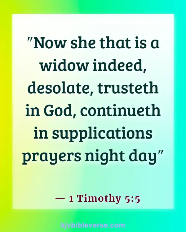Bible Verses About A Woman Who Fears The Lord (1 Timothy 5:5)
