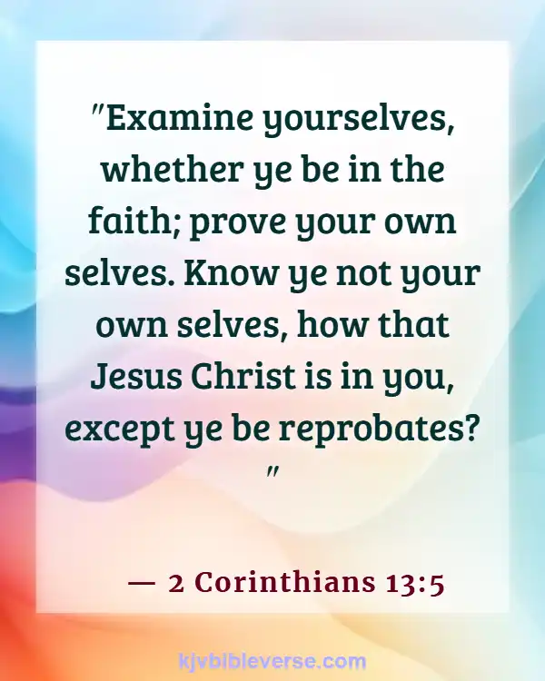 Bible Verses About The Heart Being Desperately Wicked (2 Corinthians 13:5)