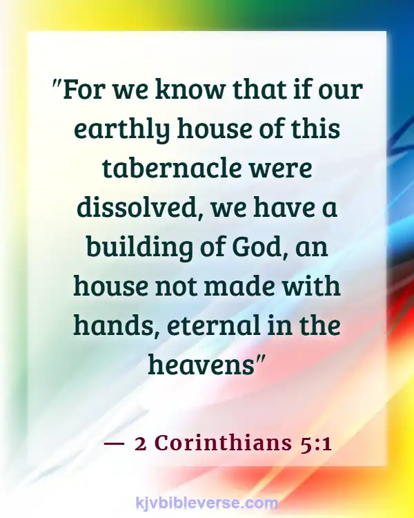 Bible Verses About Finding Peace In Death (2 Corinthians 5:1)