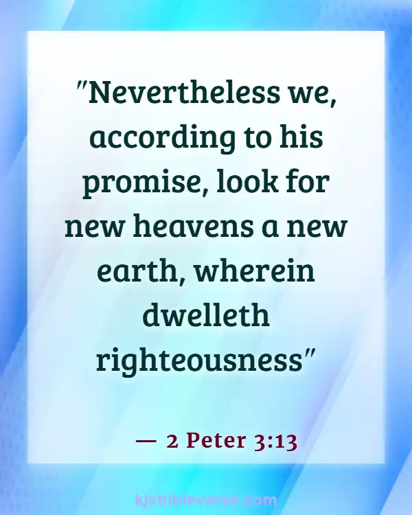 Bible Verse The World Is Not Our Home (2 Peter 3:13)