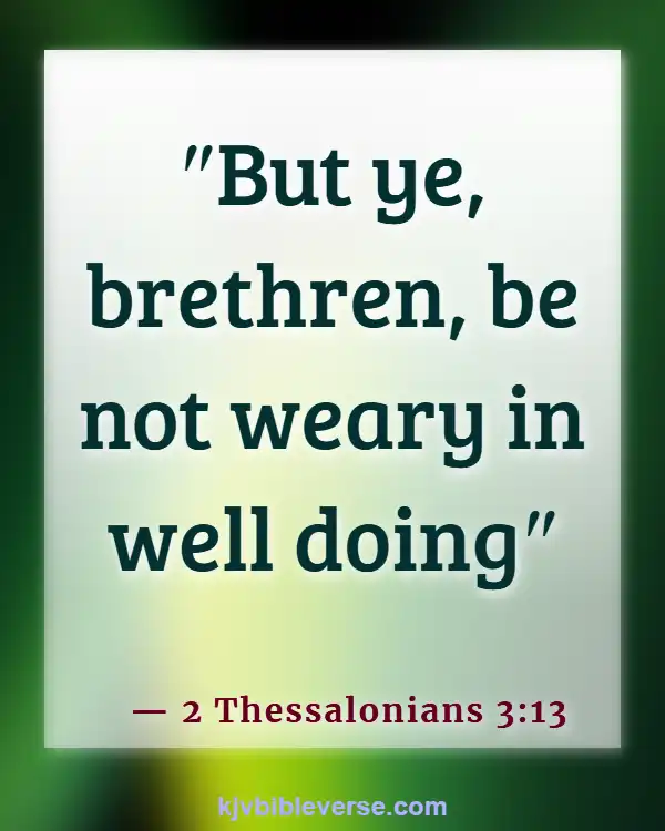 Bible Verse Endurance Produces Character (2 Thessalonians 3:13)