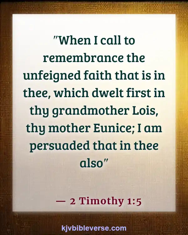 Bible Verse About Fathers Love For His Daughter (2 Timothy 1:5)