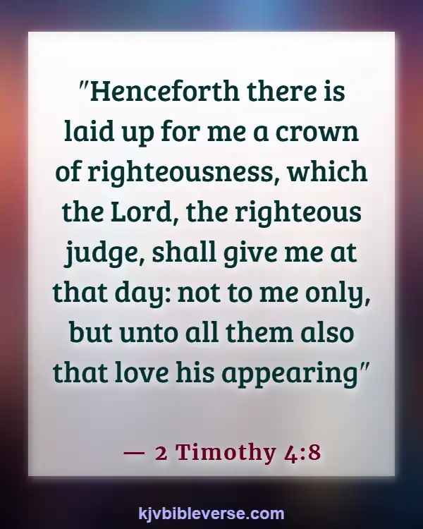 Bible Verses About Running The Race With Perseverance (2 Timothy 4:8)