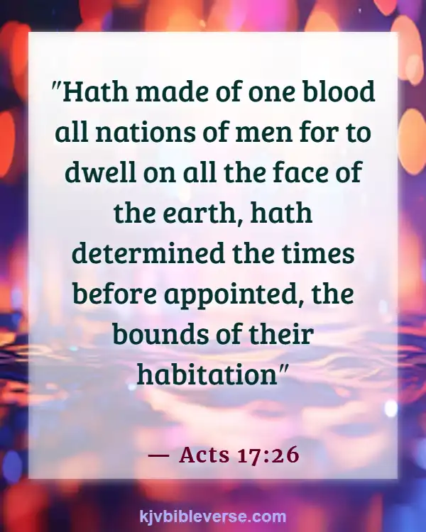 Bible Verses on Patriotism (Acts 17:26)