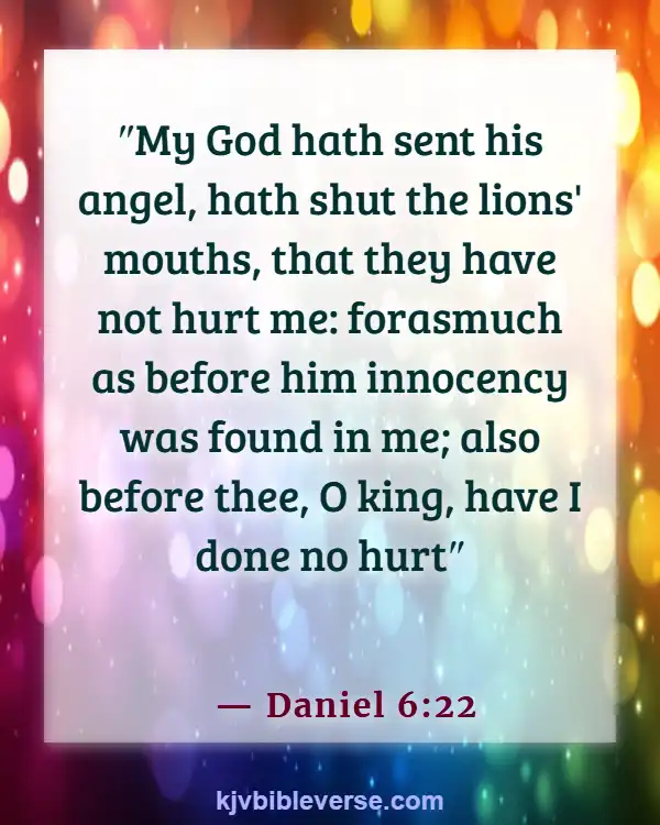 Bible Verse God Is Our Help In Times Of Trouble (Daniel 6:22)