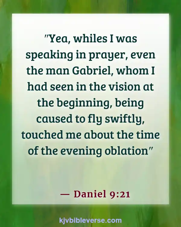 Bible Verses About Destiny Helpers (Daniel 9:21)