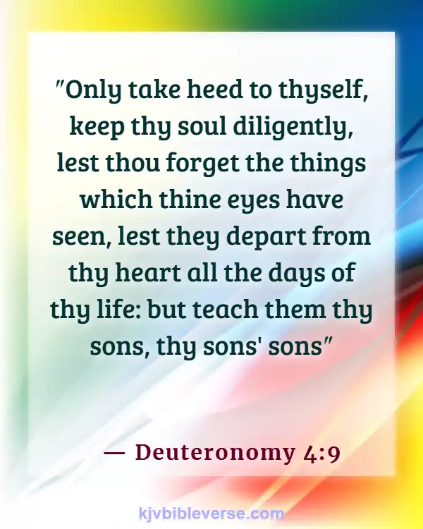 Bible Verse About Fathers Love For His Daughter (Deuteronomy 4:9)