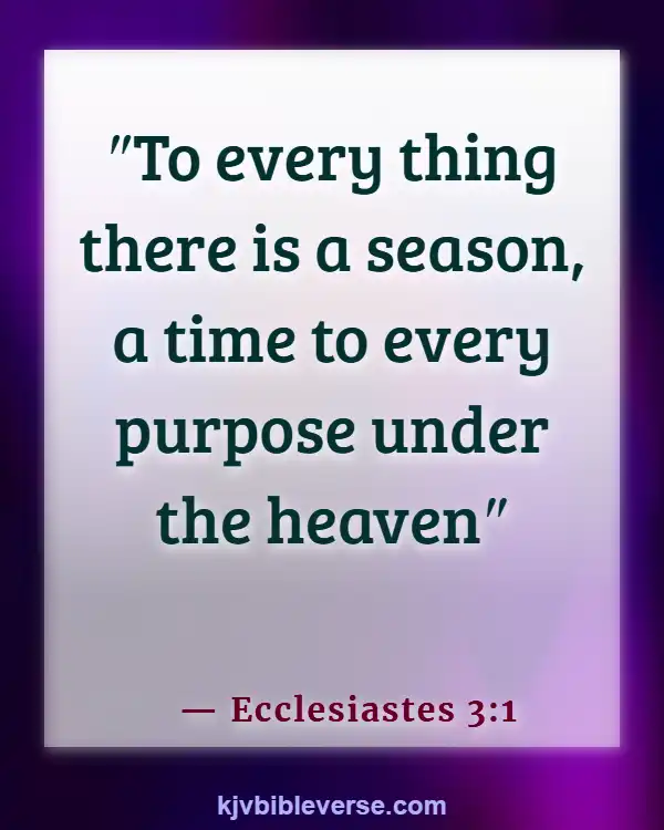 Bible Verses About Time Passing Quickly (Ecclesiastes 3:1)