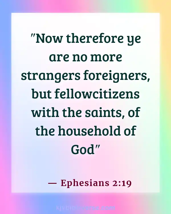 Bible Verse The World Is Not Our Home (Ephesians 2:19)
