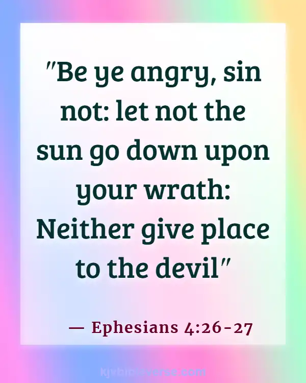 Bible Verse About Settling Out Of Court (Ephesians 4:26-27)