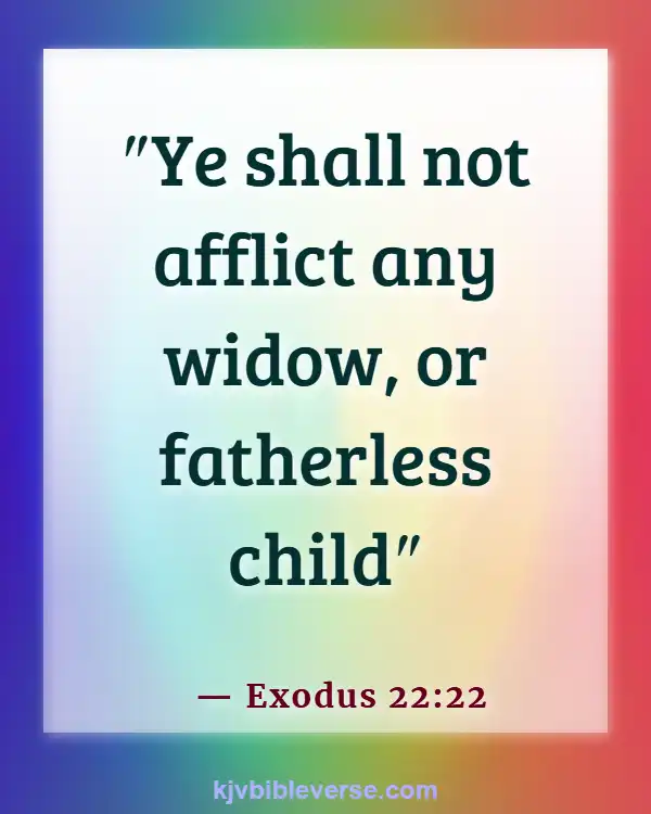 Bible Verses About Hurting A Woman (Exodus 22:22)