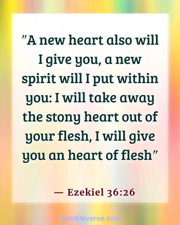 Bible Verses About The Heart Being Desperately Wicked (Ezekiel 36:26)