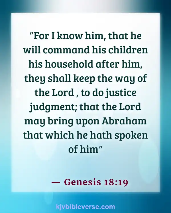 Bible Verse About Fathers Love For His Daughter (Genesis 18:19)