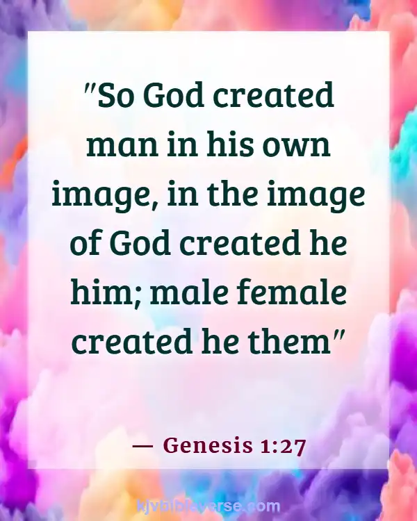 Bible Verses About Hurting A Woman (Genesis 1:27)
