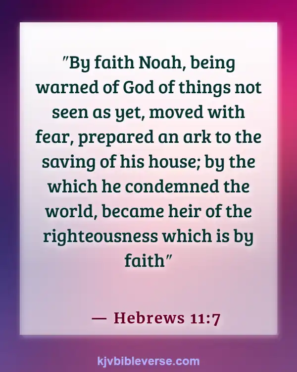 Bible Verses About Destiny Helpers (Hebrews 11:7)