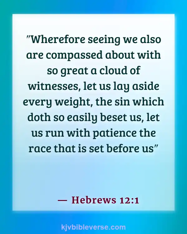 Bible Verse About Laziness Being A Sin (Hebrews 12:1)