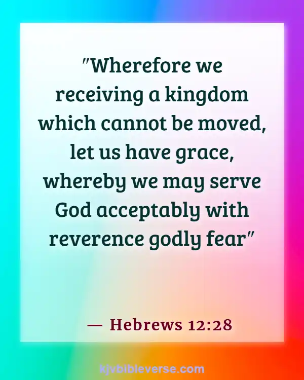 Bible Verse The World Is Not Our Home (Hebrews 12:28)