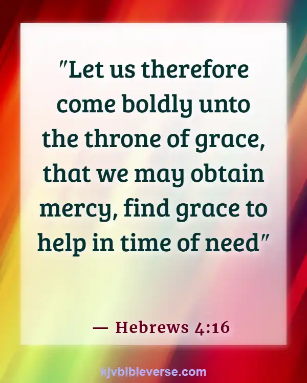 Bible Verse God Is Our Help In Times Of Trouble (Hebrews 4:16)