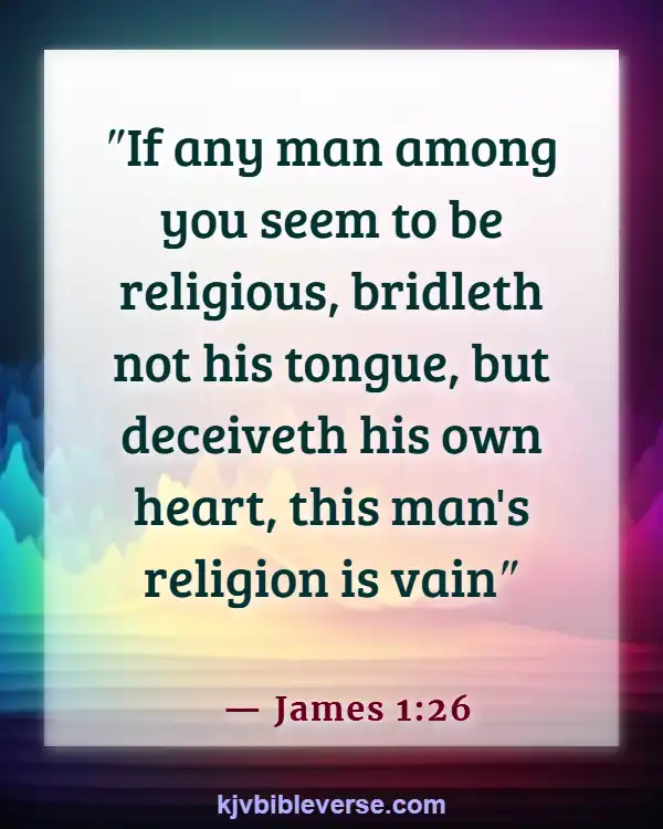 Bible Verses About Walking Away From An Argument (James 1:26)