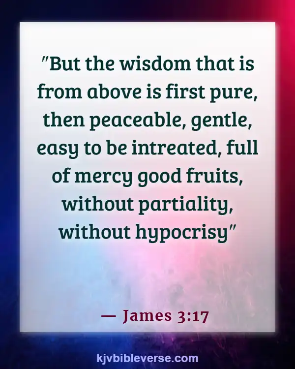 Bible Verses About Walking Away From An Argument (James 3:17)