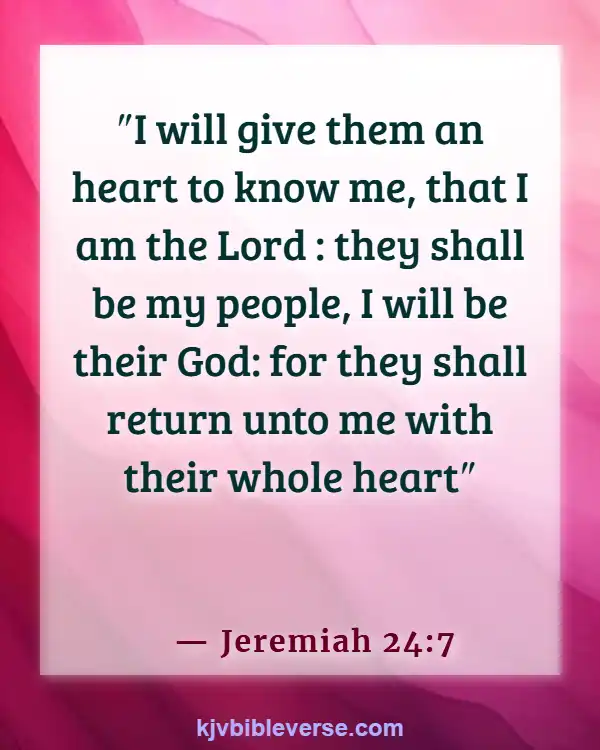 Bible Verse About Saving Lost Souls (Jeremiah 24:7)