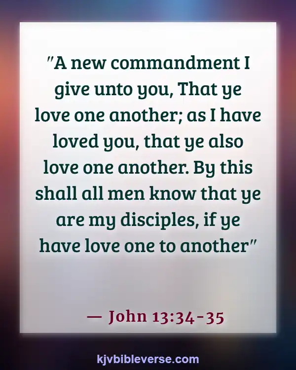 Bible Verses For Siblings Love (John 13:34-35)