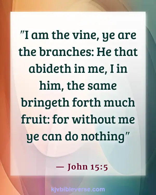 Help Yourself And God Will Help You Bible Verse (John 15:5)