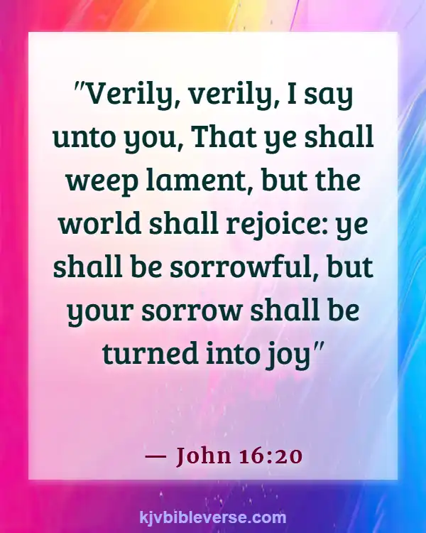 Bible Verses About God Catching Our Tears (John 16:20)