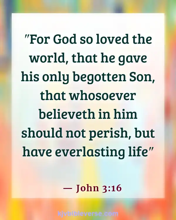 Bible Verses About Finding Peace In Death (John 3:16)