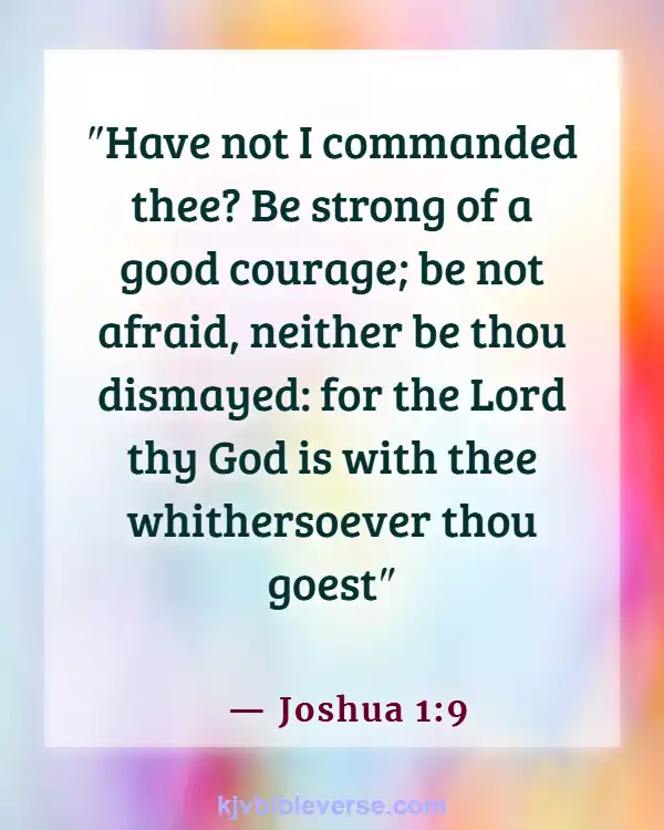 Bible Verses About Challenges At Work (Joshua 1:9)