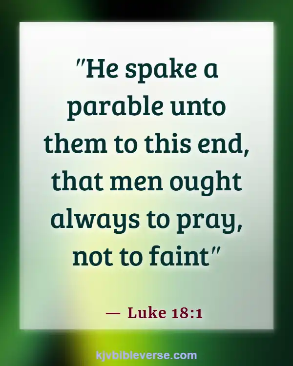 Bible Verse God Is Our Help In Times Of Trouble (Luke 18:1)