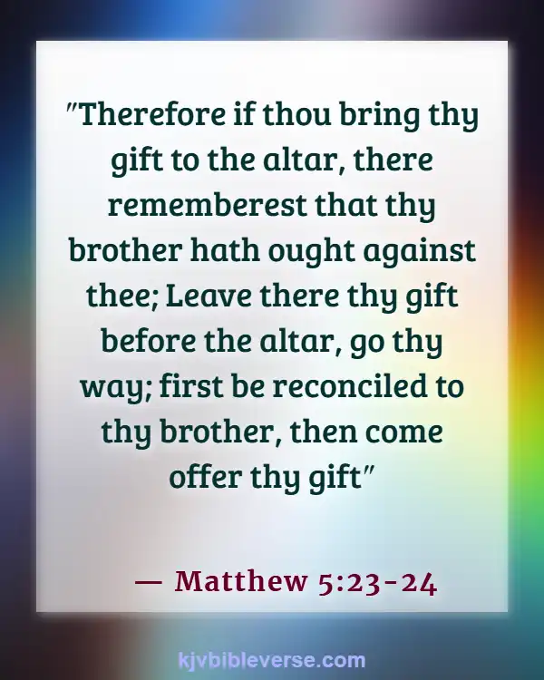 Bible Verse About Settling Out Of Court (Matthew 5:23-24)