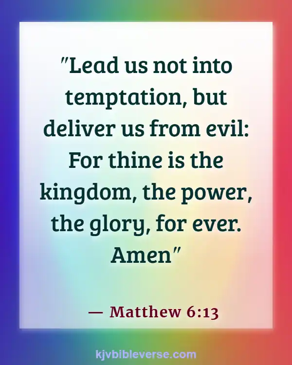 Bible Verses For Protection At Work (Matthew 6:13)
