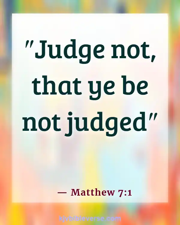 Bible Verses About Mocking Others (Matthew 7:1)
