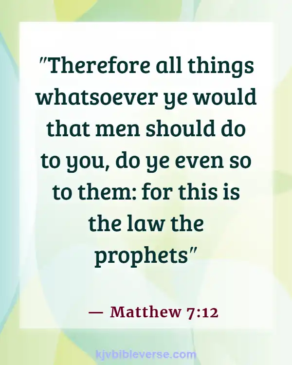 Bible Verses About Borrowing Money With Interest (Matthew 7:12)