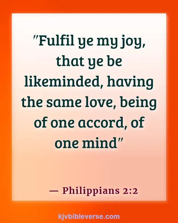 Bible Verses About Parts Of The Body Working Together (Philippians 2:2)