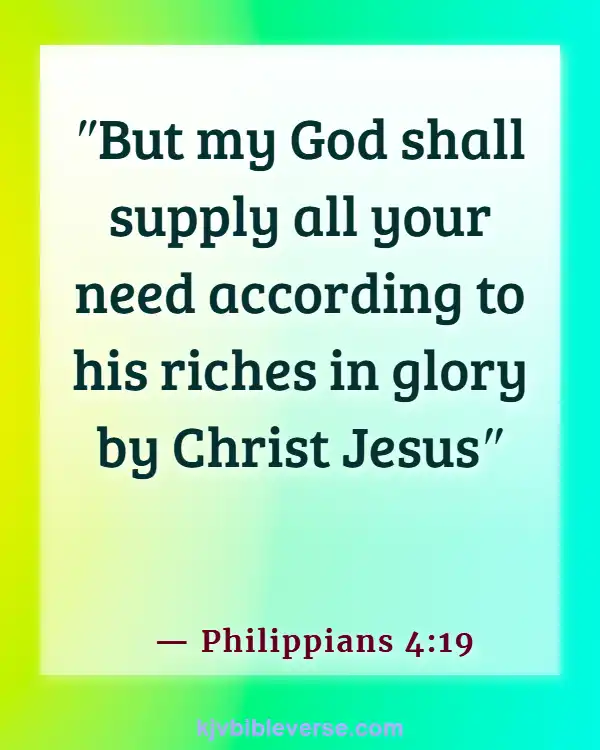 Bible Verses About Challenges At Work (Philippians 4:19)