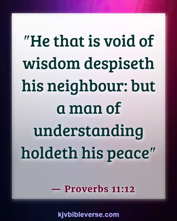 Bible Verses About Mocking Others (Proverbs 11:12)