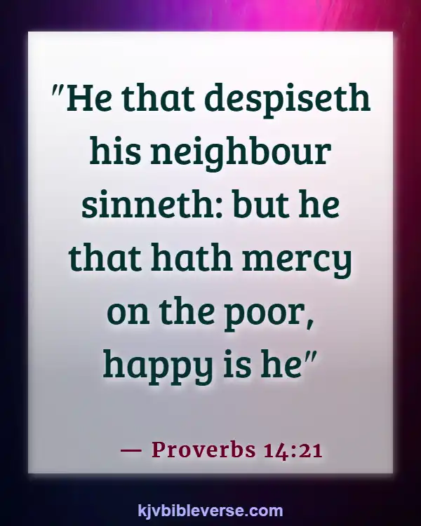 Bible Verses About Mocking Others (Proverbs 14:21)