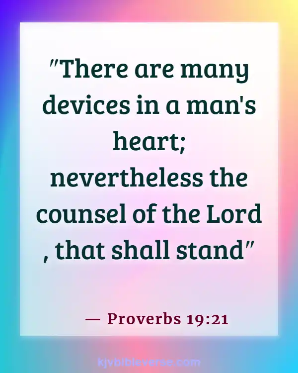 Bible Verses About Promotion At Work (Proverbs 19:21)