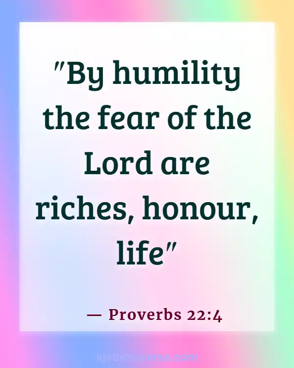 Bible Verse About Excellence In Work (Proverbs 22:4)
