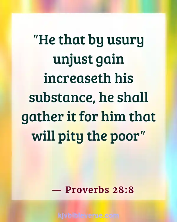Bible Verses About Borrowing Money With Interest (Proverbs 28:8)