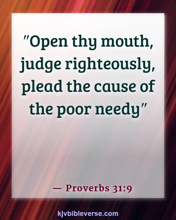 Bible Verses About Hurting A Woman (Proverbs 31:9)